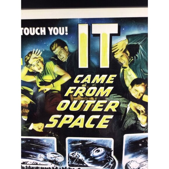 1953 Sci-fi Movie Poster “It Came From Outer Space” Framed Reprint Exc Graphics - Picture 2 of 9